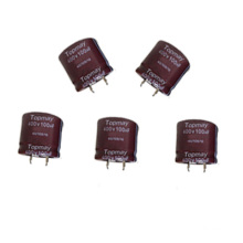 Snap in Aluminum Electrolytic Capacitor 105c Tmce18